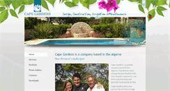 Desktop Screenshot of cape-gardens.com